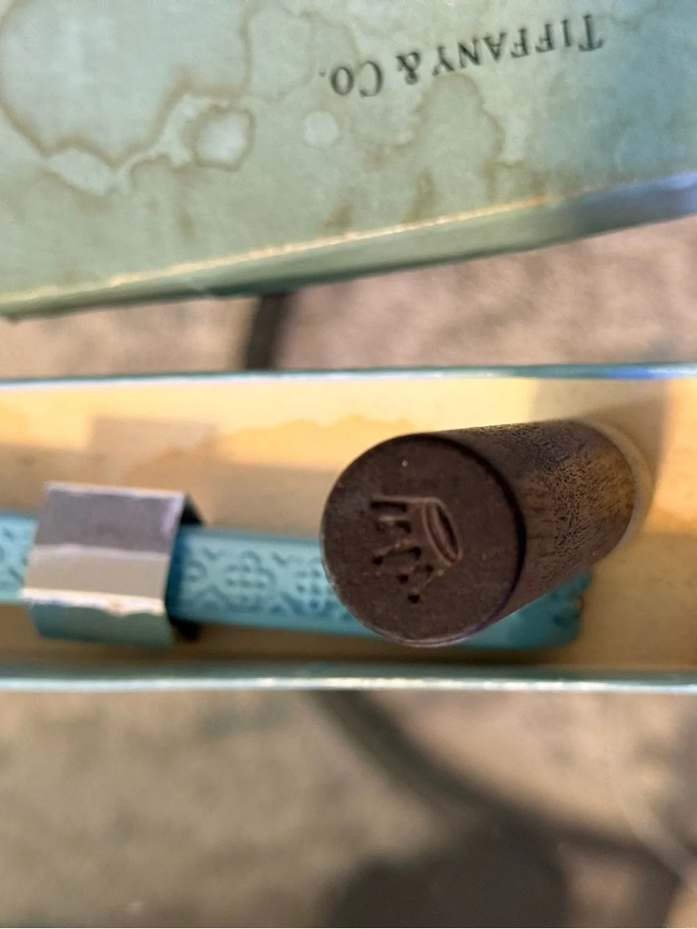 Tiffany & Co. Vintage wax stamp set featuring a Leo lion